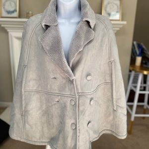 Renamed Button Down Cape Jacket